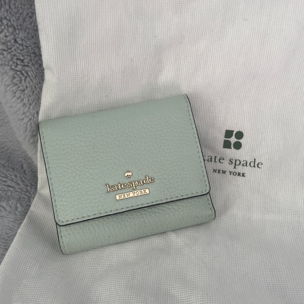 Kate Spade aqua wallet